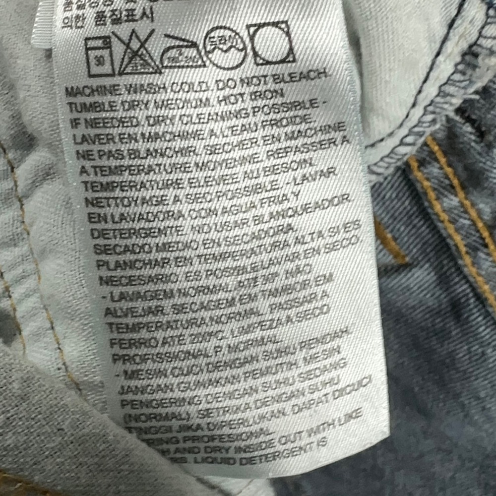 Levis 560 Comfort Fit Jeans Mens 52x30 Blue Denim Loose Tapered Leg 01560-4886 - Picture 11 of 14